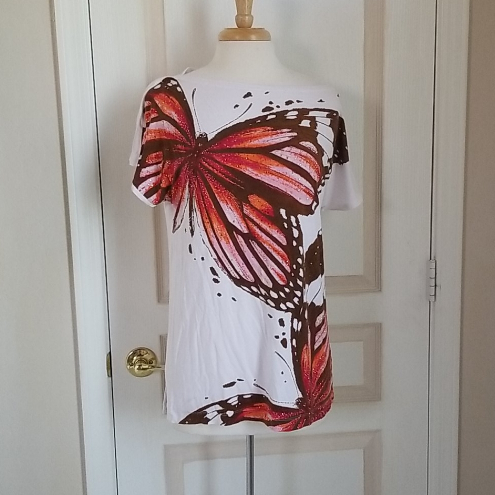 **HOST PICK **St John Jewel Crusted Butterfly Top
